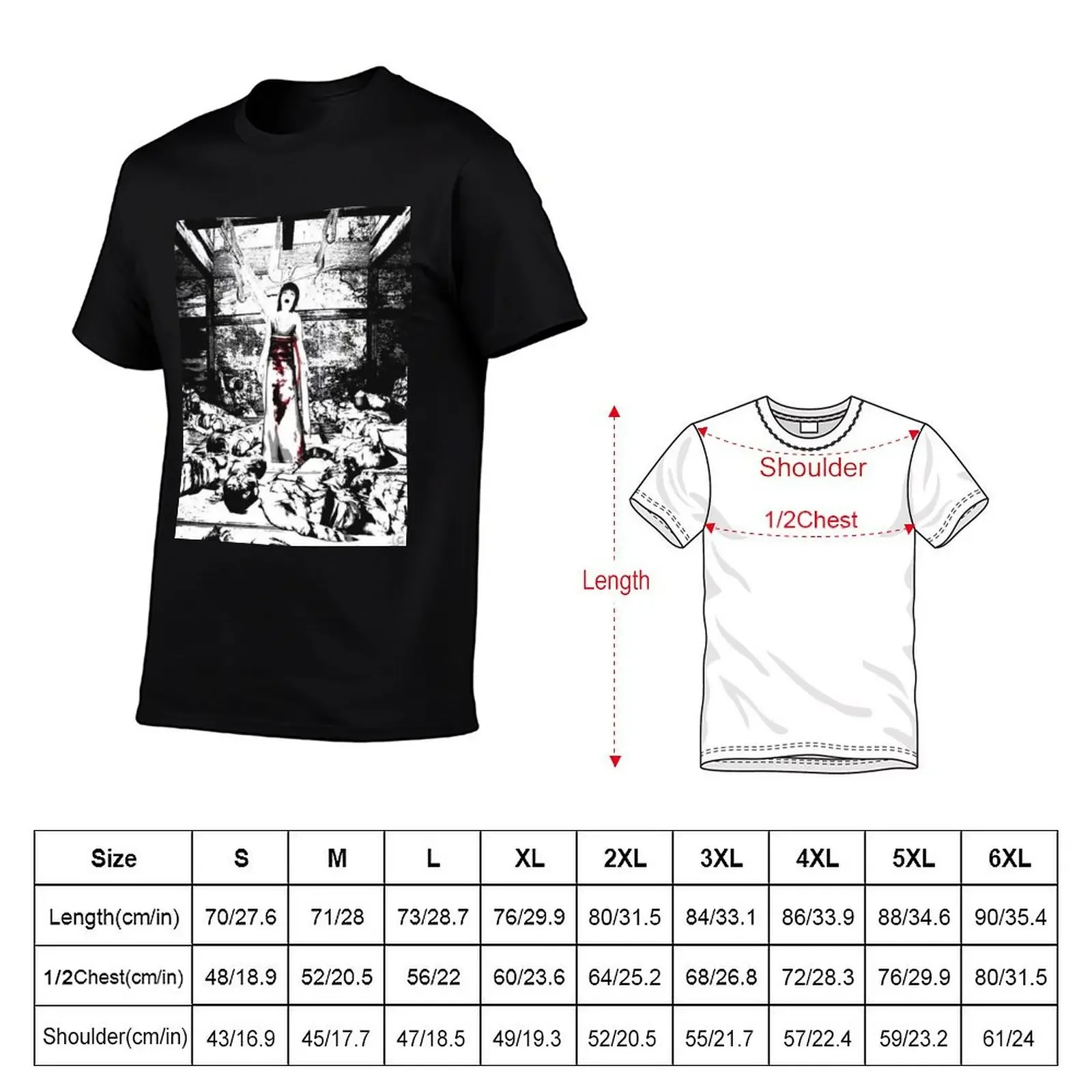 Fatal Frame 2 (2) T-Shirt man clothes vintage anime shirt anime figures mens t shirt graphic