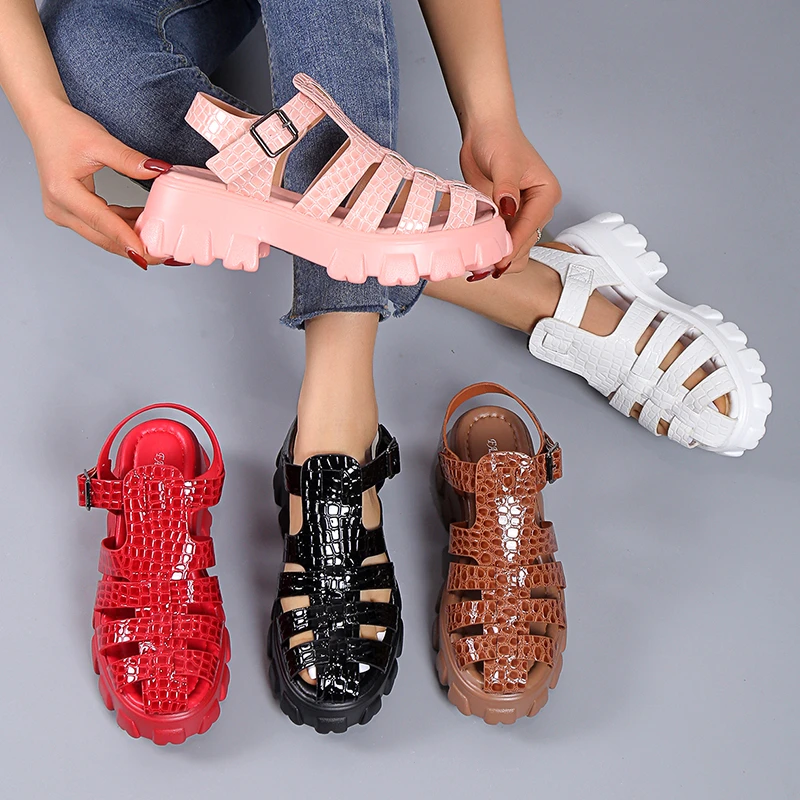 Premium Orthopedic Sandals New Women Gladiator Platform Walking Sand Sandalias Ladies Wedge Sandals Female Beach Shoes Female