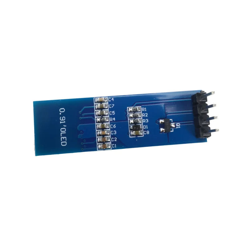 Industry Standard 0.91 inch OLED Display Module 128x32 IIC Interface White/Blue Optional Compatible with 3.3V-5V for Arduino diy