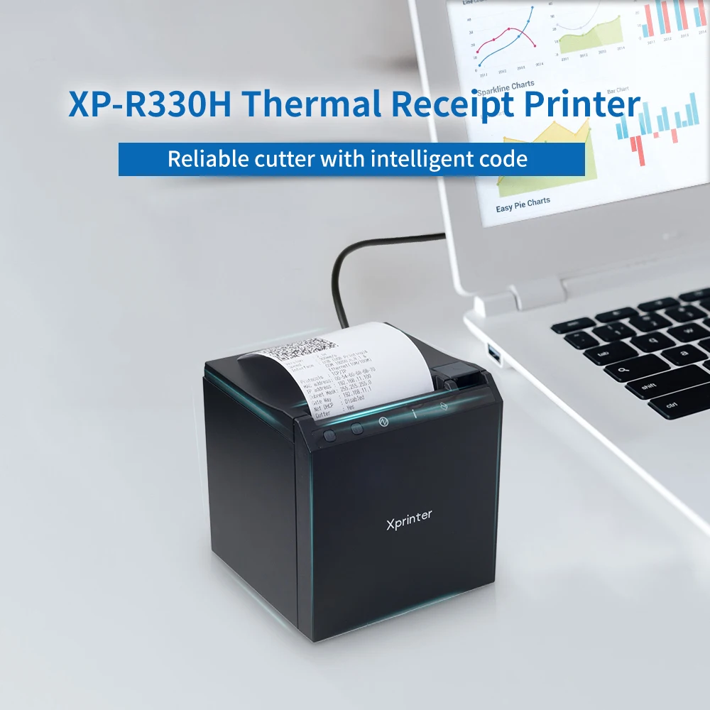 Xprinter XP-R330H High Quality Small Thermal Printer 80mm 58mm Print Width Adjustable Portable Receipt Printer