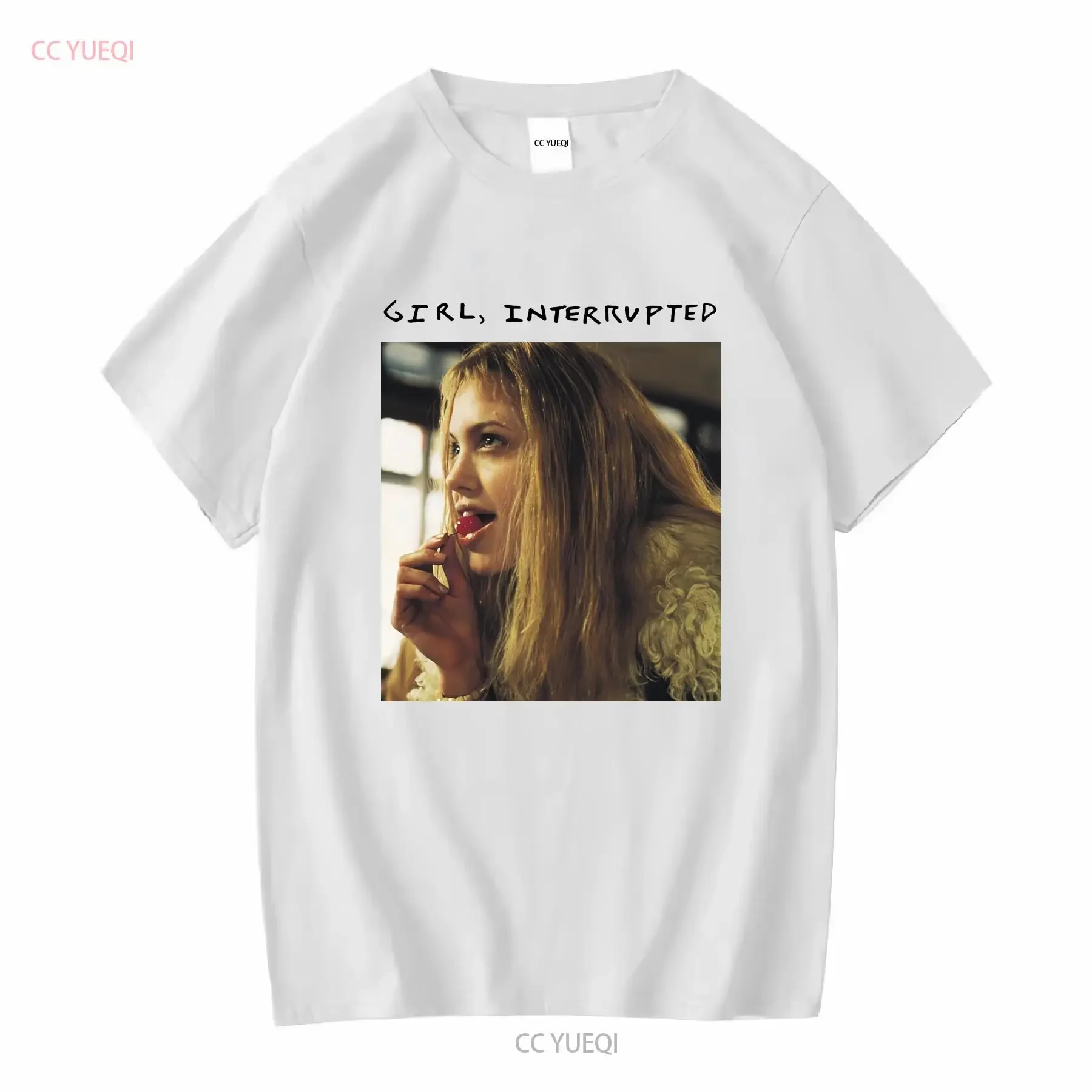 Girl Interrupted V1 T shirt Natural Vintage Cotton Movie Poster All Sizes S M L XL 2X 3X 4X 5X vintage Washed Versatile Stylish