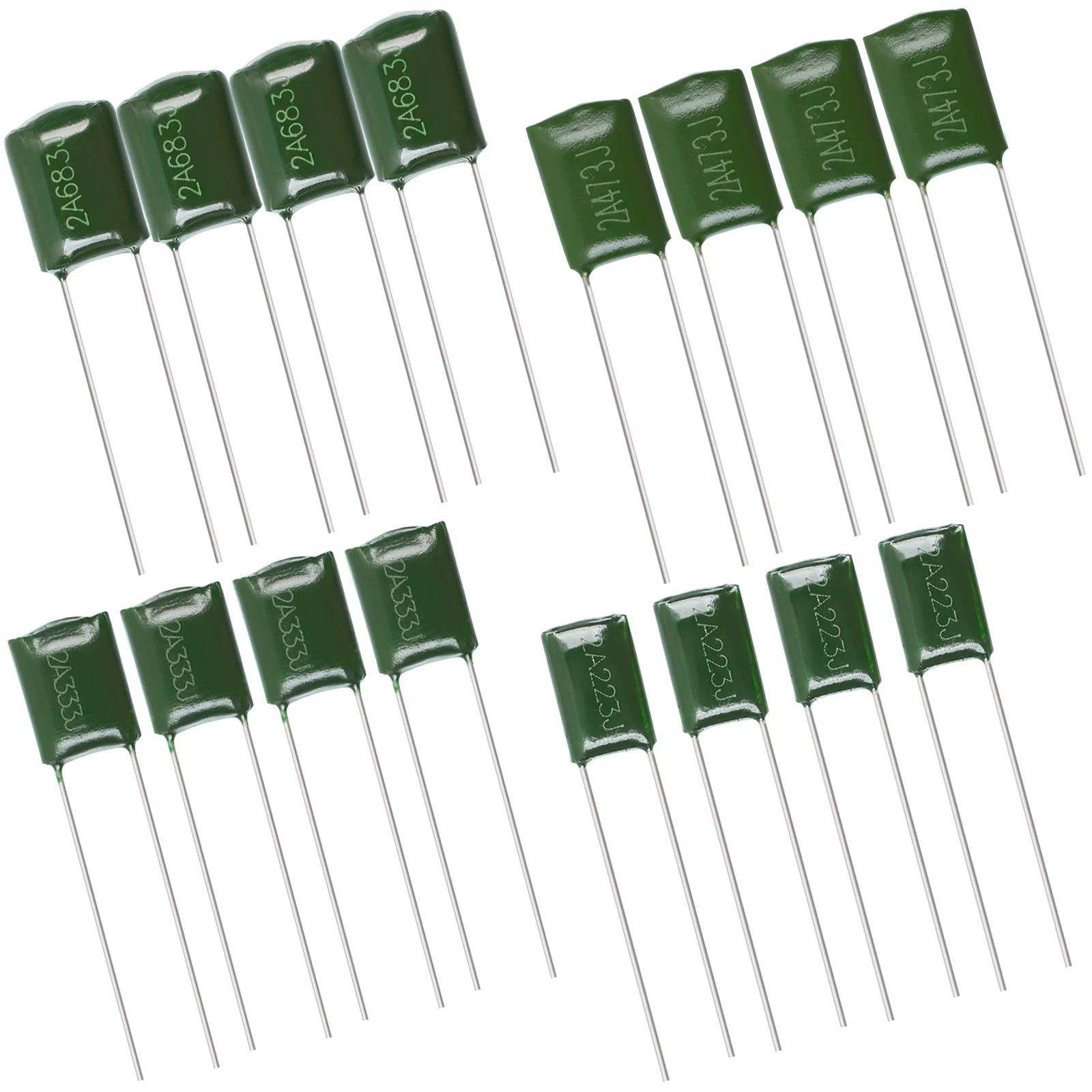 

16 Pcs Guitar Tone Capacitor Bass Accessories Capacitors for Potentiometers Replacement Metal