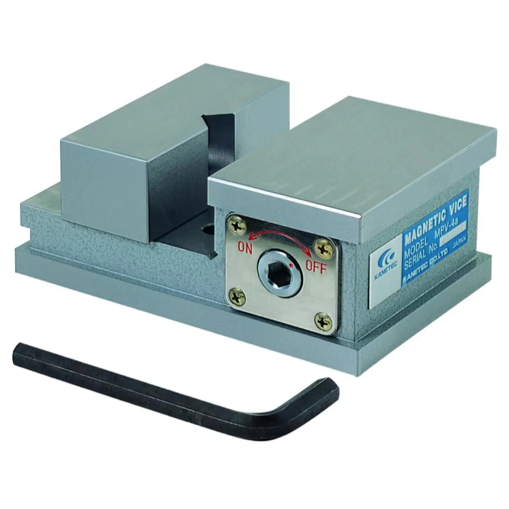 

Powerful KANETEC Magnetic Vise for Workpiece Fixing MPV-4