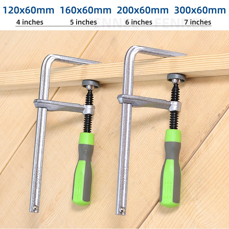 120/160/200/300mm Woodworking Guide Rail Clamp 1PC Dovetail Clamps Quick Screw Clamp for Carpentry Table Track Saw Rails Tools