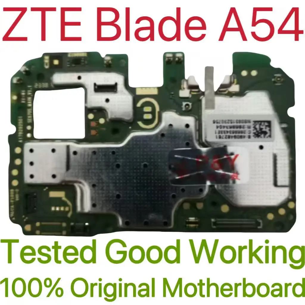 Placa base Original desbloqueada versión Global para ZTE Blade A54, placa de circuito probado, placa lógica principal para ZTE Blade A54