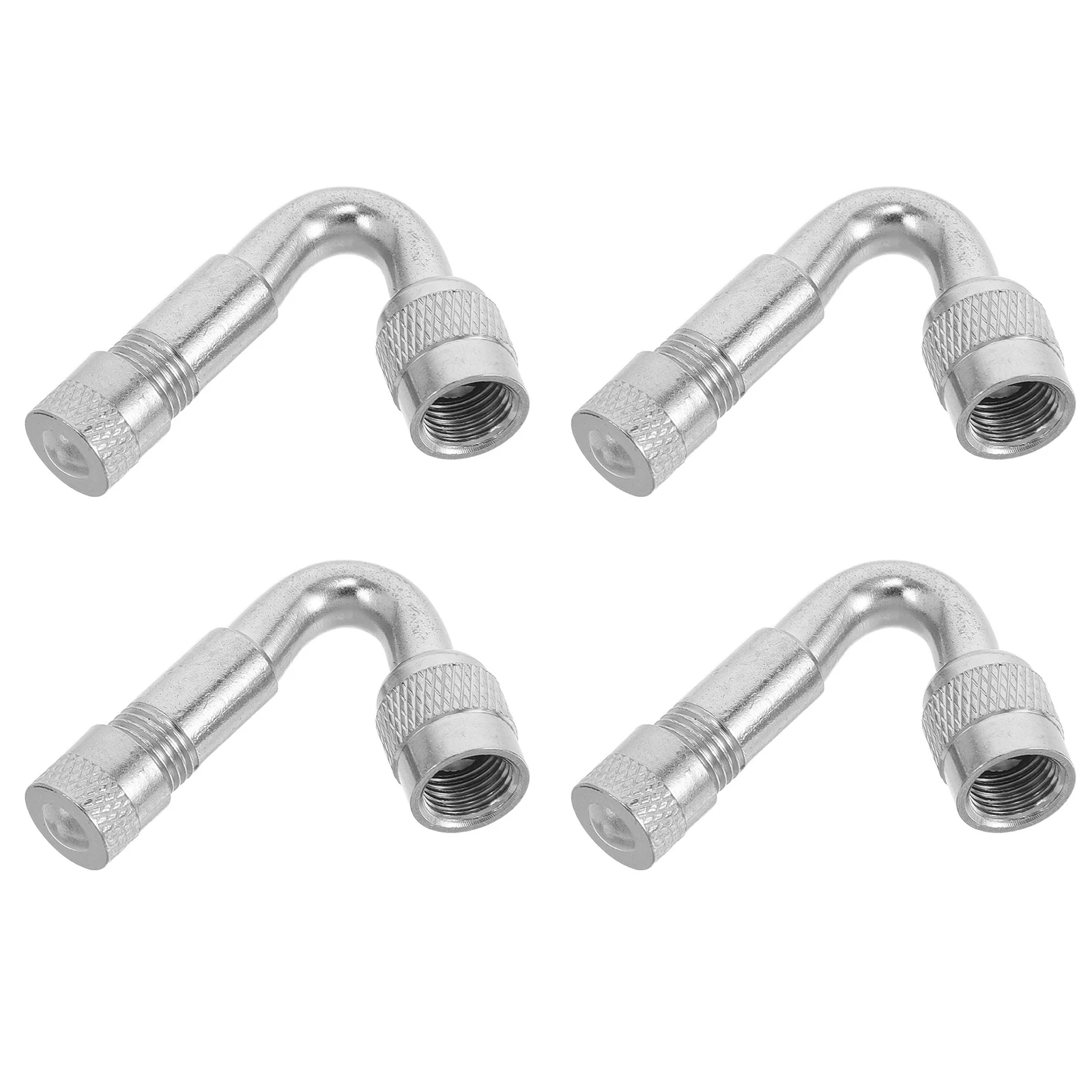 

4Pcs Valve Stem Extenders Metal Long Lasting Tire Stem Extension for Car Motorcycle Tire Inflation Valve Extension