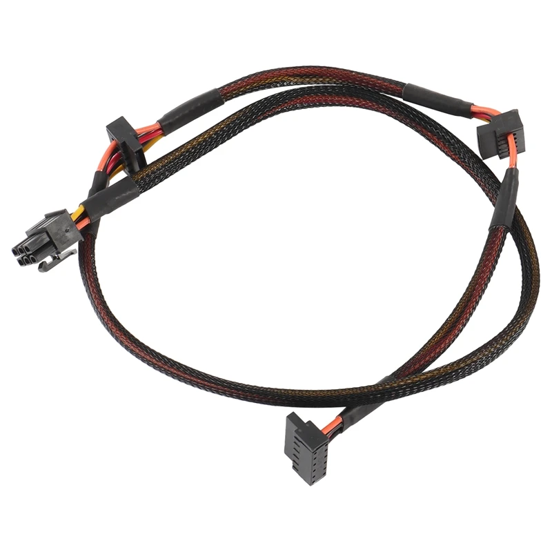 Modułowy przewód PSU 6Pin do 3-portowy kabel zasilający SATA 18AWG 80Cm dla Antec NP TP ECO Series