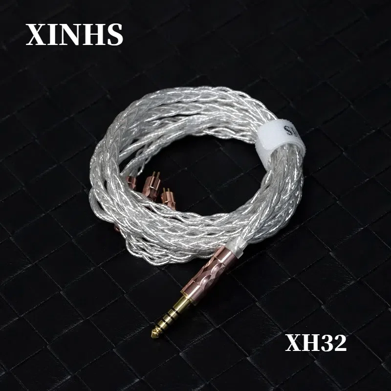 

XINHS XH32 8-core 7N OCC Silver Plated Palladium HIFI Headphone Upgrade Cable QDC/IE900/MMCX