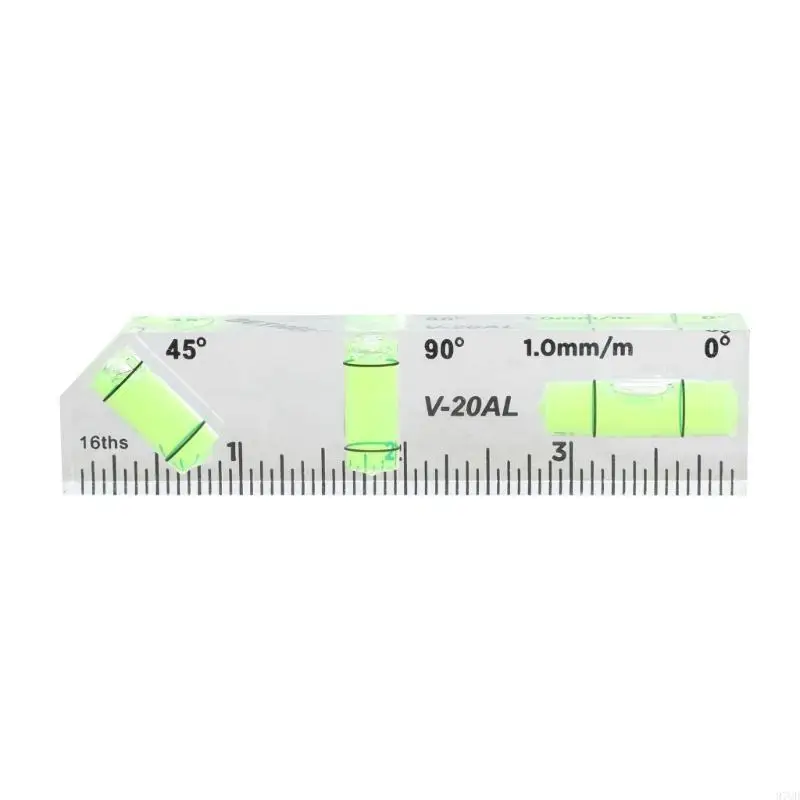 

97QD Lightweight 4 Inch Pocket Level Tool for Precise in Furniture Making & Home Renovation Easy Use in Tight Space
