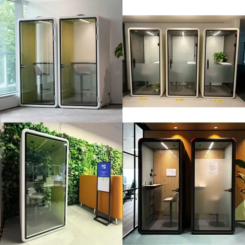 Sound Insulation Room Office Soundproof Cabin Music Studio Silent Conference Booth Hearing Test Room for Sale