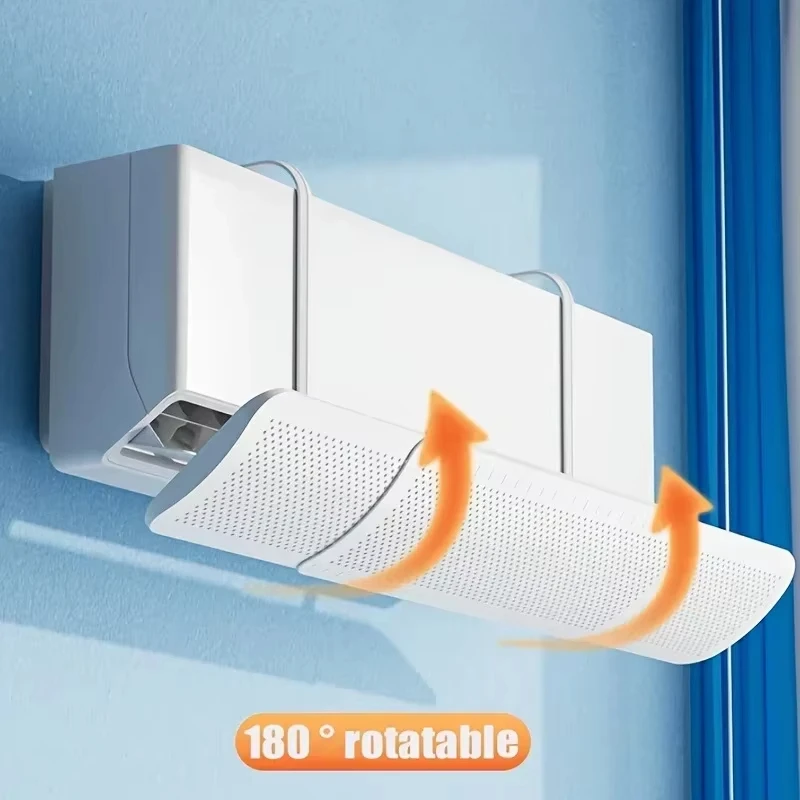 

Регулируемый ветрозащитный экран для кондиционирования воздуха, защита от прямого обдува, ветрозащитная крышка, выходная перегородка, пылезащитная крышка