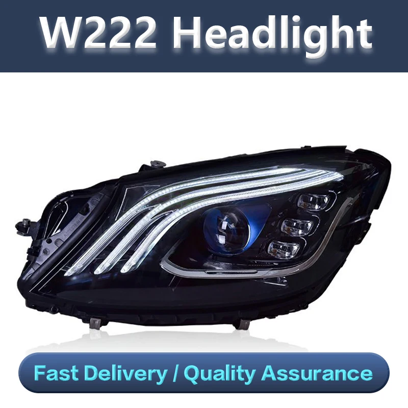 Head Lamp for BENZ W222 S350 S400 W223 Headlights 2014-2019  LED Headlight DRL