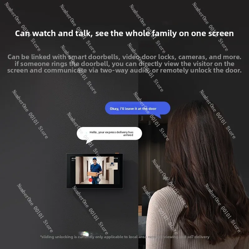 SD7 high definition visual smart screen 7 inch battery version touch screen support monitoring equipment wireless access