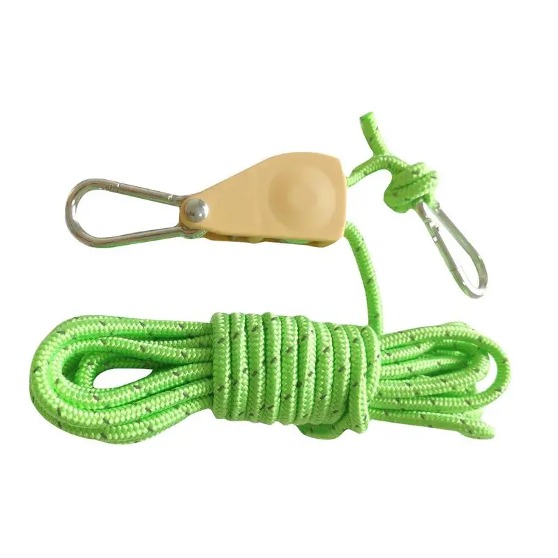 Tie Down Rope Camping Rope Lightweight Rope Tie Down Tent Cords Rope Ratchet Camping Tent Accessories For Hiking Cycling Fishing