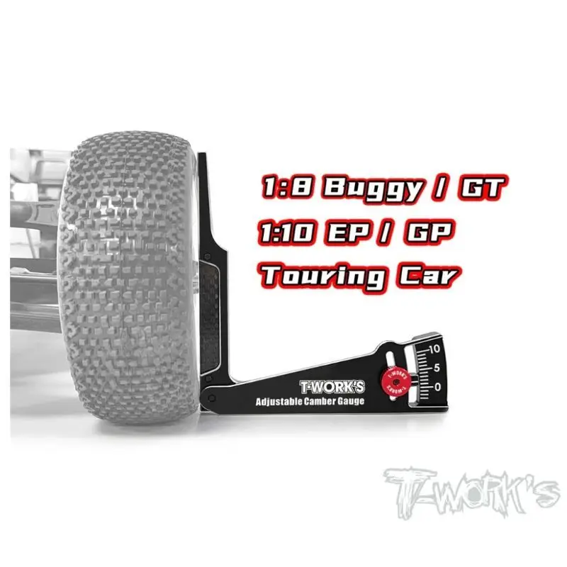 Original T Works TT-108 Adjustable Camber Gauge Rc Tool