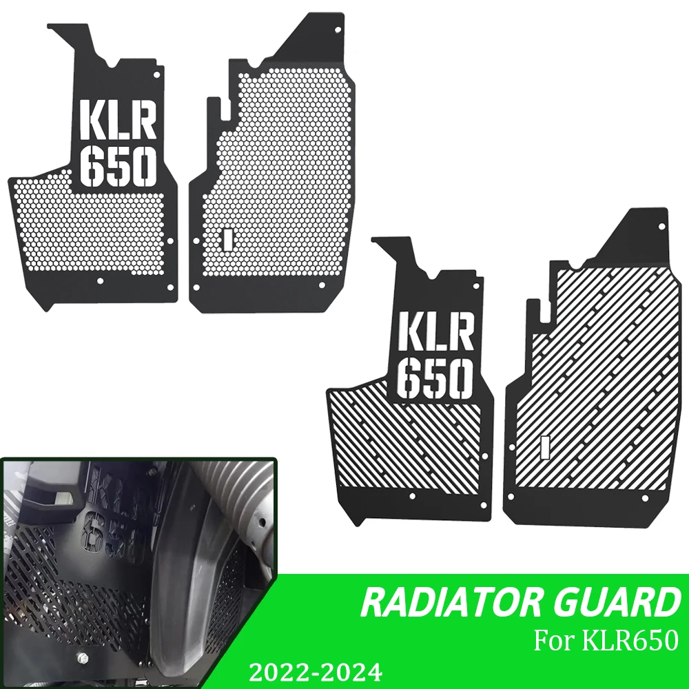 For Kawasaki KLR650 KLR 650 650S ABS ADVENTURE 2022-2025-2026-2027 Motorcycle Accessories Radiator Guard Grille Cover Protector