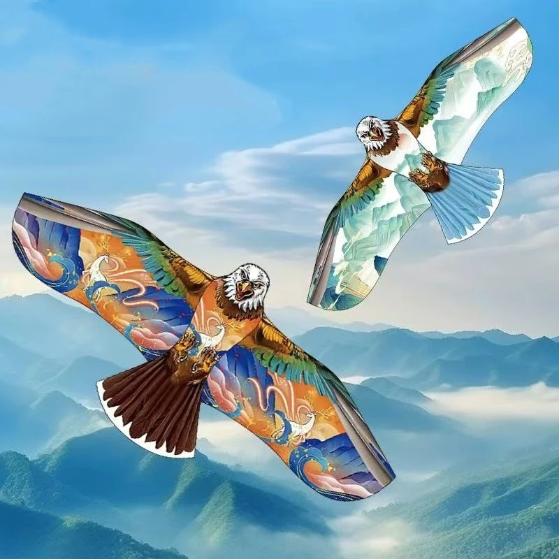 Cometa de águila volando para adultos, juguete para jugar al aire libre, pipa de pájaro, enrollador de una sola línea, fábrica de pipa profesional, pipa de nailon, serpiente