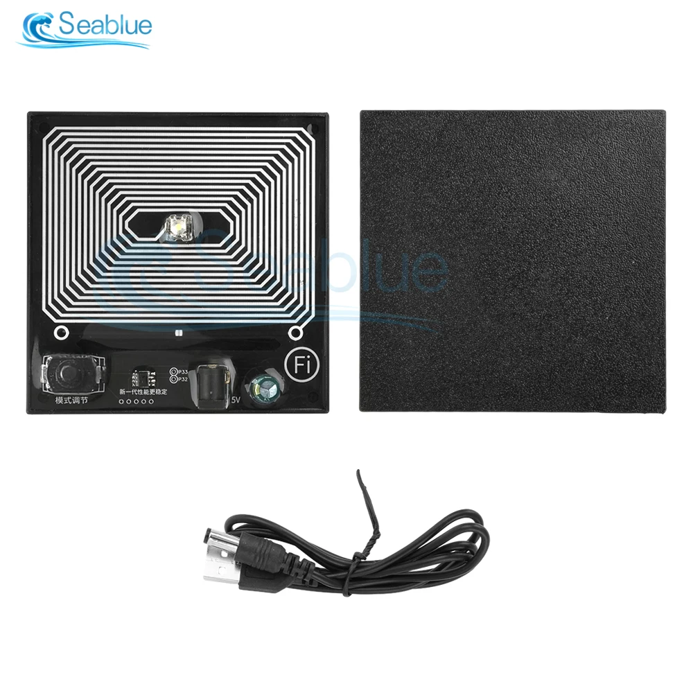 7.83Hz Schumann Wave Pulse Generator DC5.5*2.1 Power Supply Pulse Audio Resonator Ultra-Low Frequency for Relax Body and Mind