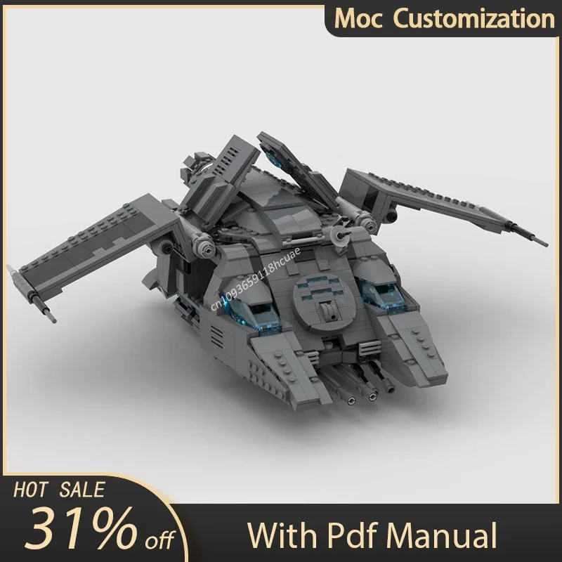

1155pcs Moc Star Battle Spacecraft Imperial Dropship Transport Gunship Building Blocks Assembly Bricks Toys Kids Education Gifts