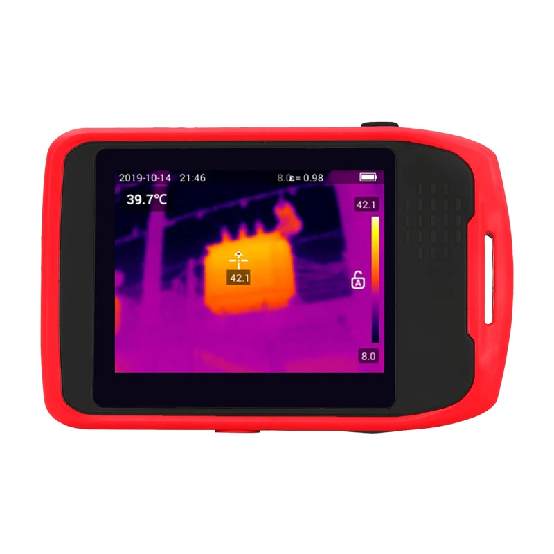 UNI-T UTi120T Taschen-Wärmebildkamera mit kapazitivem Touch; Intelligentes WIFI-Erkennungsthermometer für Leiterplatten/Motor/Rohrtemperatur