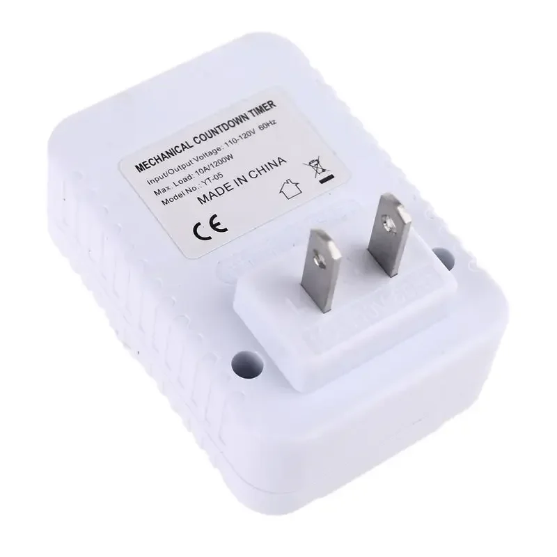 110V 12 Hour Mechanical Timer Socket for Home Appliances Control Motorcycle Charging Timer US Plug