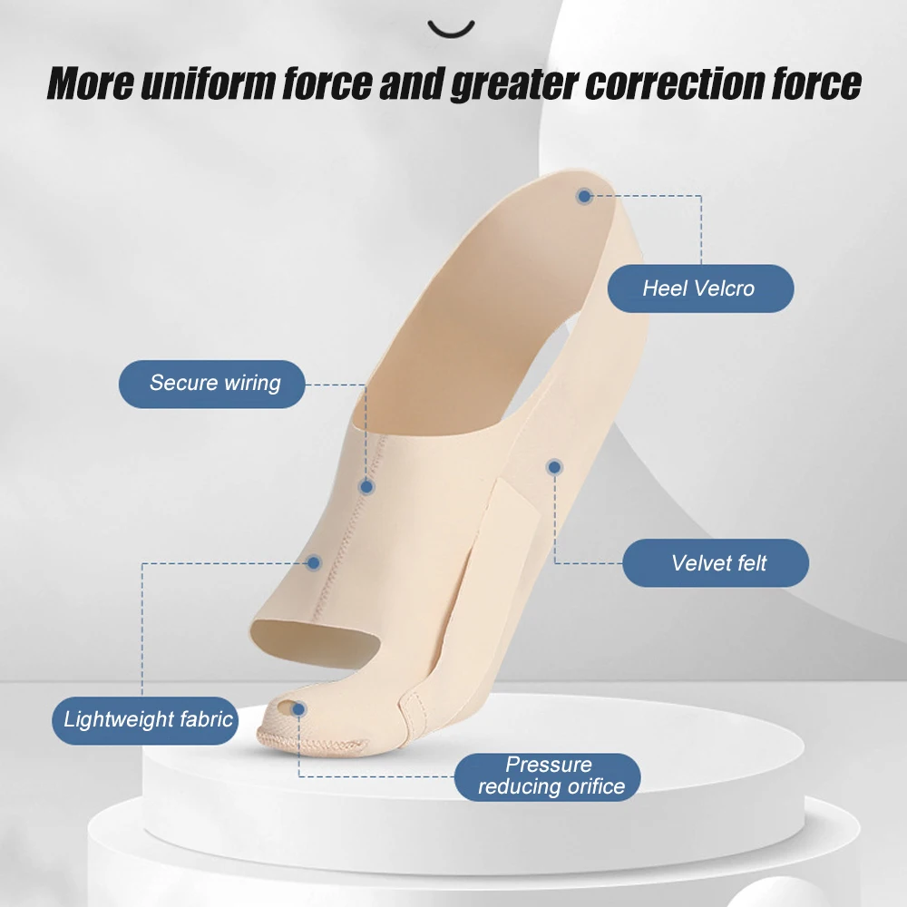 1pc Bunion Corrector Adjustable Toe Spacer Hallux Valgus Pain Relief Toe Brace Splint for Crooked Overlapping Toes