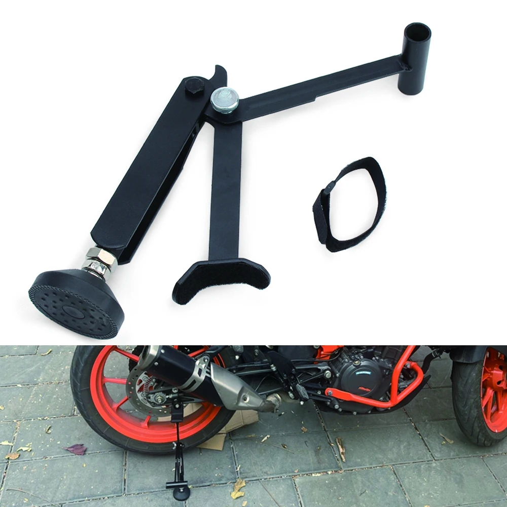 

Universal Motorcycle Folding Lifting Support Frame Foldable Heavy Lift Stand Stable Crane Frame For Motorcycle