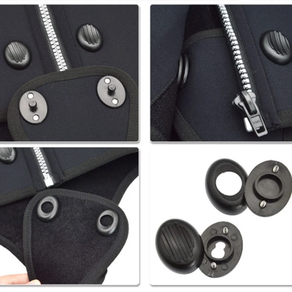 4 Fasteners for Wetsuit Dryer Wet Suit Split Slide Quick Connect Buckle Dive Sail Buckle Snackback Button Diving Surfing Parts