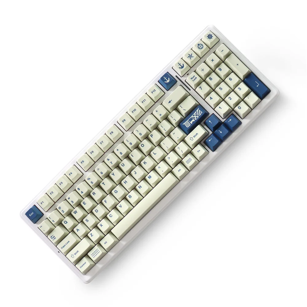 Navigator keycaps Sublimation 129-key full set of mechanical keyboard caps
