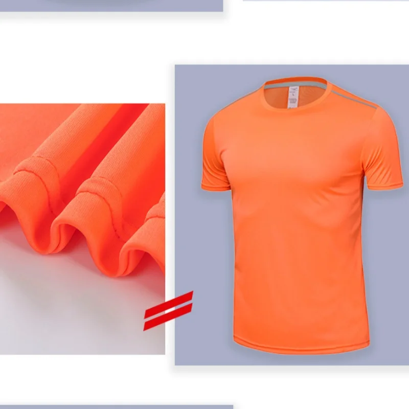 

Мужская летняя быстросохнущая спортивная футболка для бега, тренировок в зале и фитнеса, удобная дышащая спортивная одежда