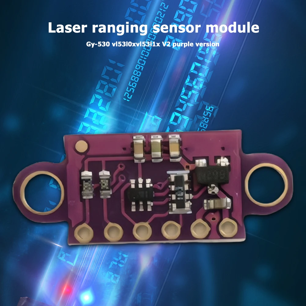 VL53L0X Time-of-Flight Laser Ranging Sensor Breakout 940nm 3-5V GY-530 VL53L0X VL53L1X V2 Laser Distance Module IIC with PIN