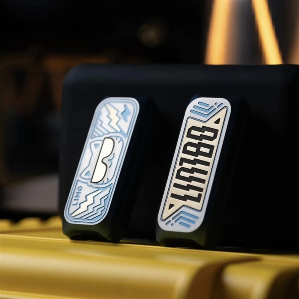LINO alliage de titane EDC Fidget curseur Spinner métal Anti-Stress jouets tdah soulagement de l'anxiété mise au point sensorielle Fidgeting Toys