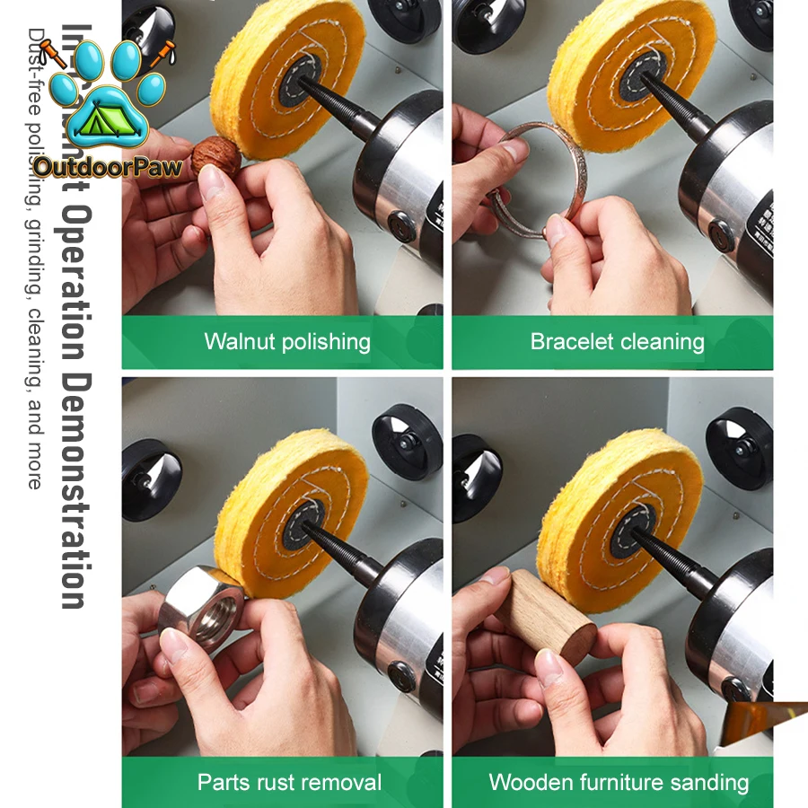 آلة صقل المجوهرات بقوة 200 واط - مراجعة Jewelry Polisher Buffer Machine وسعره