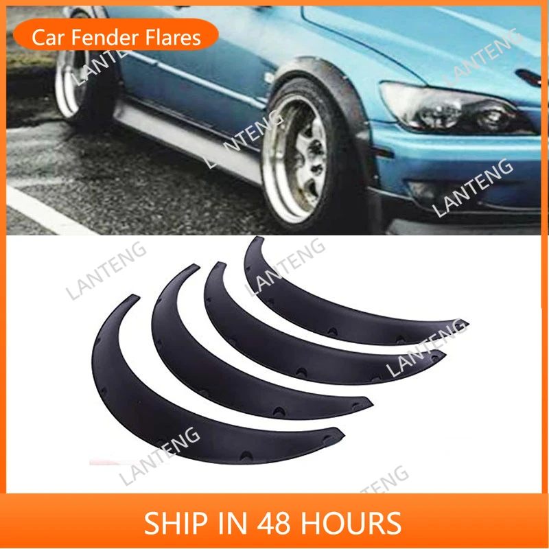 Car Fender Flares Mudguard Wheel Cover Protect For L-exus IS250 IS350 IS300 Extra Wide Body Kit Flexible Wheel Arch Mudflaps