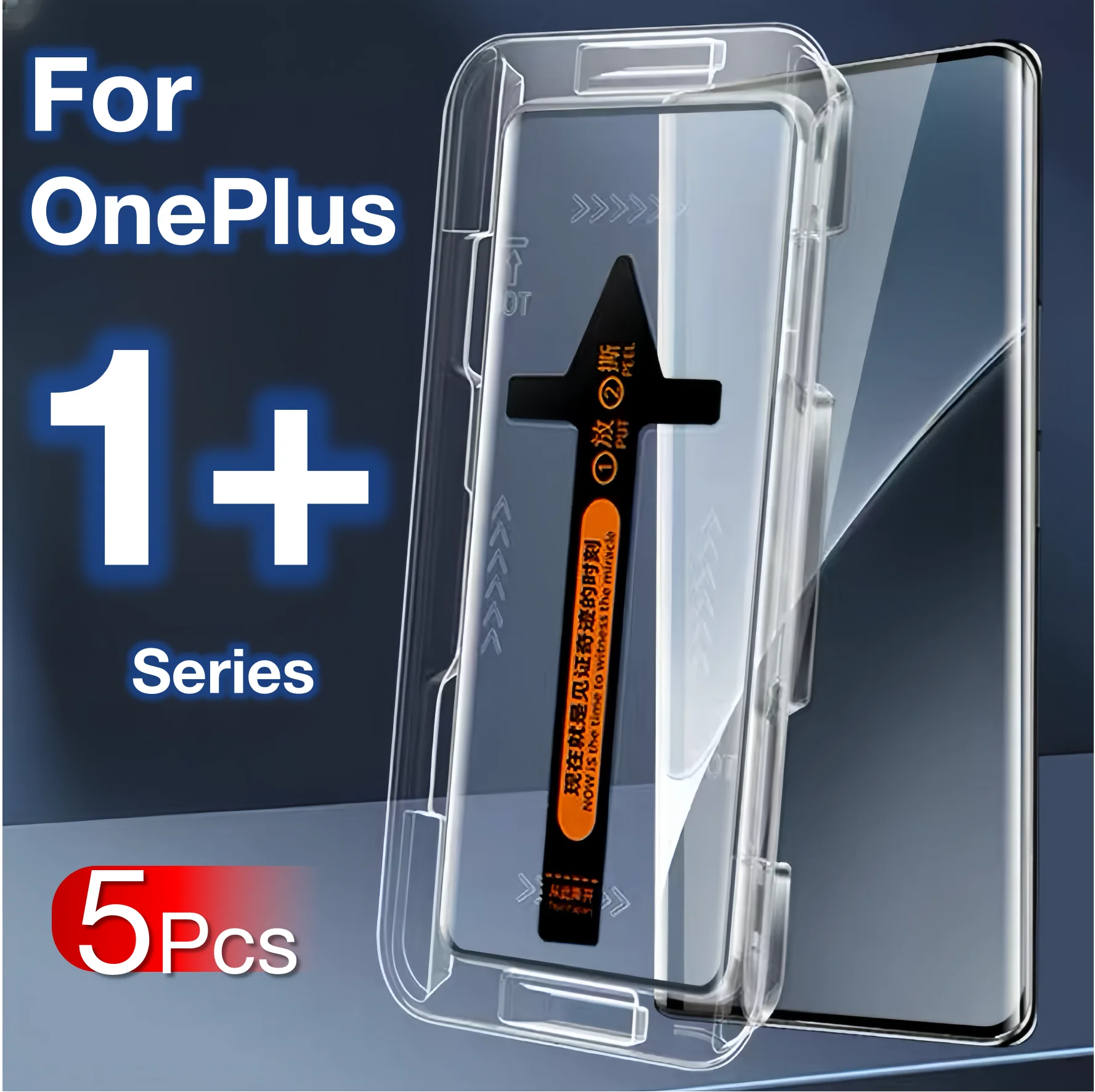 

5Pcs For OnePlus 13 12 11 10 9 8 Ace 3 2 Pro One Plus 1+ Toughened Glass Screen Protector Protective With Install Kit