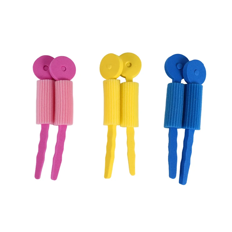 ABBR 6 Buah Rol Busa Perawatan Rambut Spons Ajaib Pengeriting Rambut Lembut Rol Rol Rambut Penata Rambut Alat DIY untuk Wanita