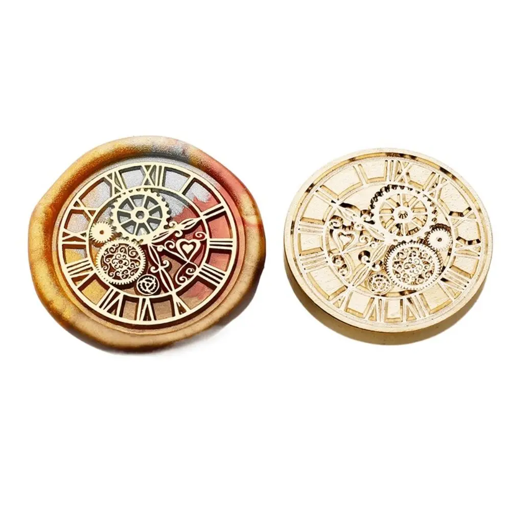 Butterfly Icon Wax Seal Stamp Replace Head Antique Metal Star Sky Pattern Sealing Wax Seals Head Retro DIY Tool