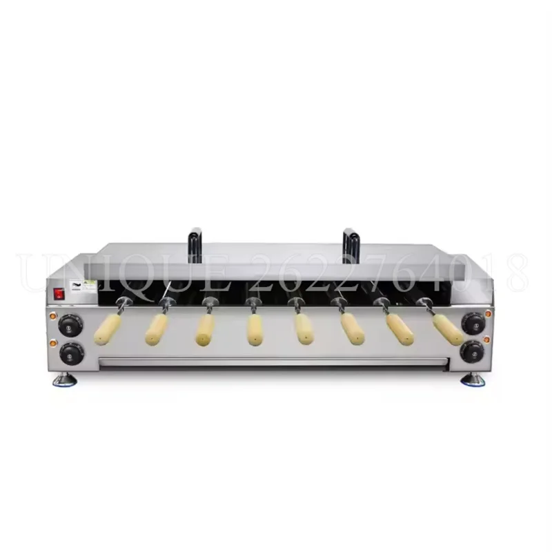 220V/110V 8/16 Rollers Commerciële Kurtos Kalacs Donut Ijs Kegels Maker Schoorsteen Cake Rollen Grill Oven Machine