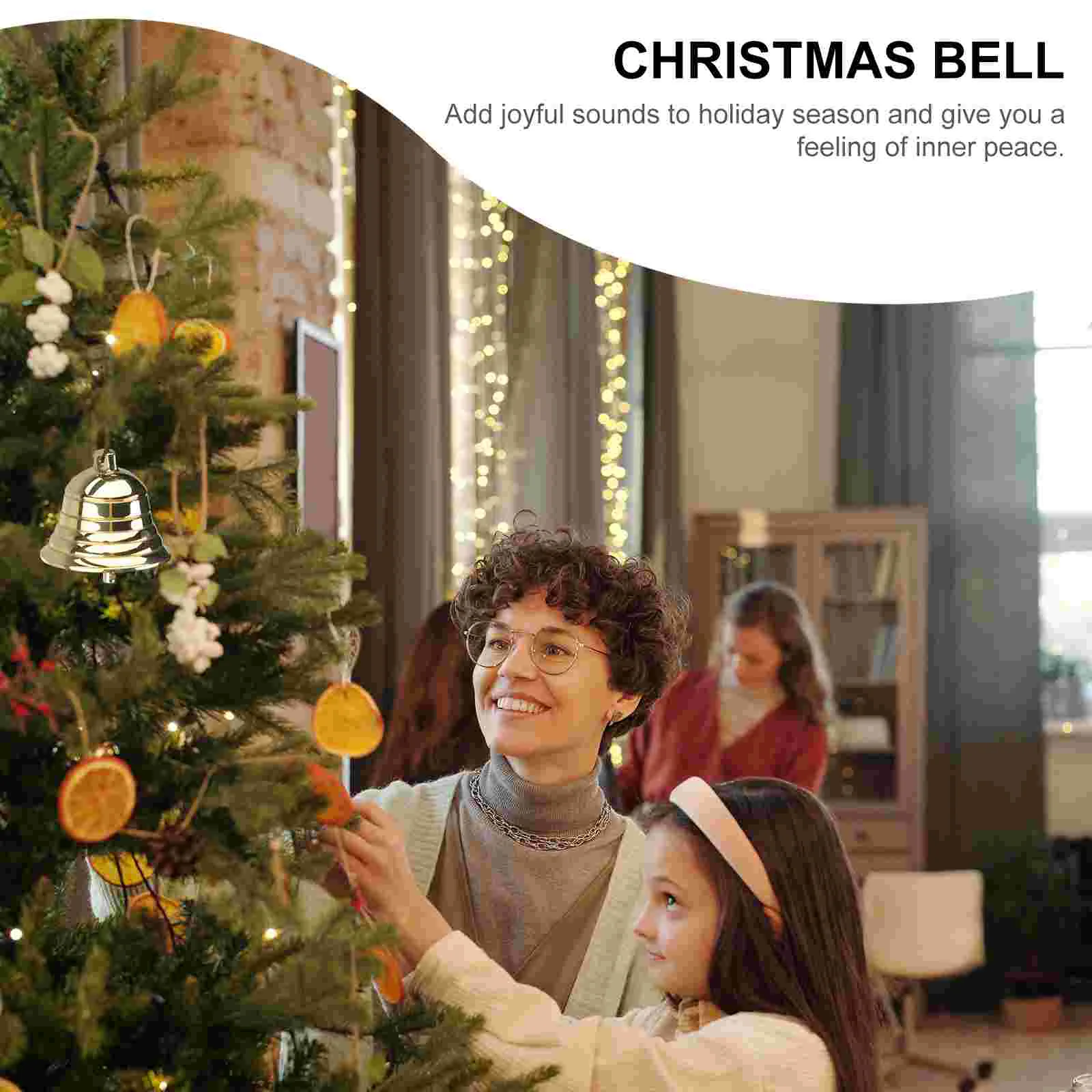 Brass Bell Door Crafts Manual Christmas Decorative Bells Ball Party Decorations Creative Pendant