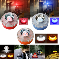 Car Truck Roof Top Warning Light Emergency LED Strobe Light Flashing Beacon With Magnetic Base For Security Auto yellow/Blue/red