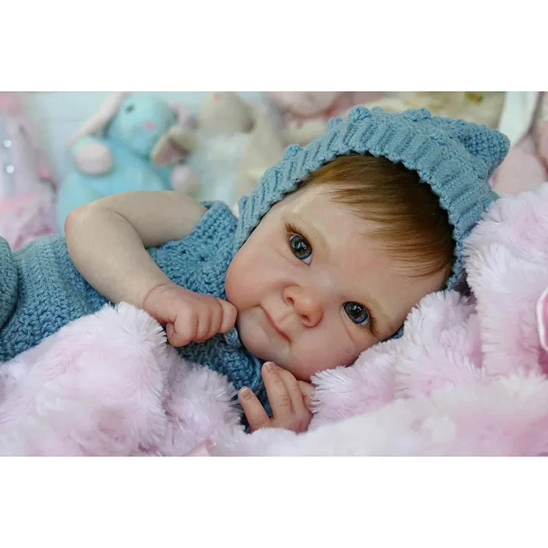 Boneca bebê reborn de silicone, corpo inteiro de 18 polegadas, bettie, bebê realista, múltiplas camadas, pintura de pele 3d com veias visíveis, bebe reborn