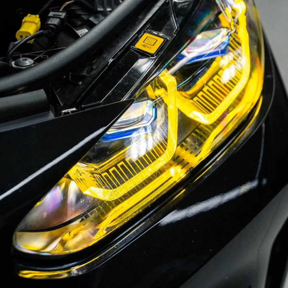 

Yellow DRL LED Modules Board Set For BMW M3 G80 M4 G82 G83 G22 G23 G26 Laserlight US EU Spec 2021 Onwards Daytime Headlight