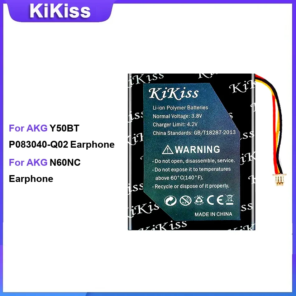 

Battery For AKG Y50BT P083040-Q02 N60NC AEC402933(3line) Earphone