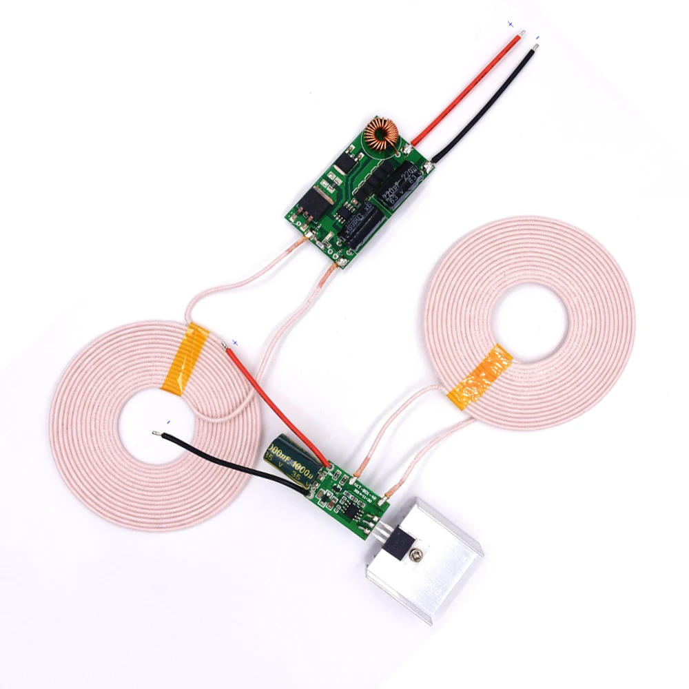 Imagem -02 - Módulo de Alimentação sem Fio Módulo de Carregamento sem Fio Bobina de Indução Indução Mais Transmissor Xkt80143 36w dc 12v 3a