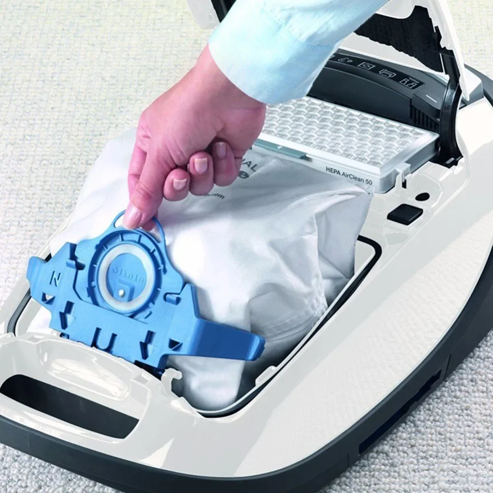 10 قطعة/الوحدة ل Miele نوع GN ديلوكس الاصطناعية فراغ و 4 مرشحات S2 S5 S8 C1 C3 Hepa مكنسة كهربائية أكياس الغبار مع مرشحات