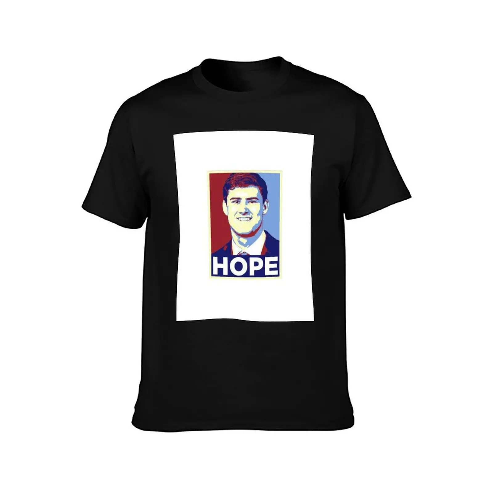 Daniel Jones Hope New York Football Draft Pick T-Shirt Basic Simple Casual Short Sleeve Tee T-Shirt