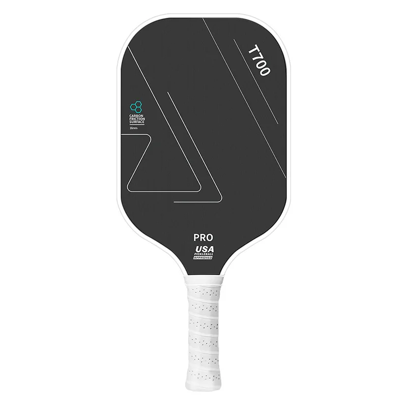 T700 Pickleball Paddle Carbon Fiber Surface USAPA Approved Carbon Fibre cold Pressed  Racket