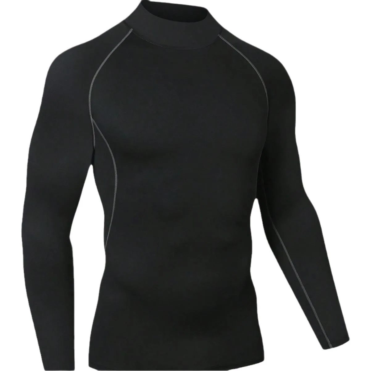 Winter Men's Training Set Thermal Fleece Lined Top and Bottom, Warm Flexible for Winter Workouts, Running, Hiking