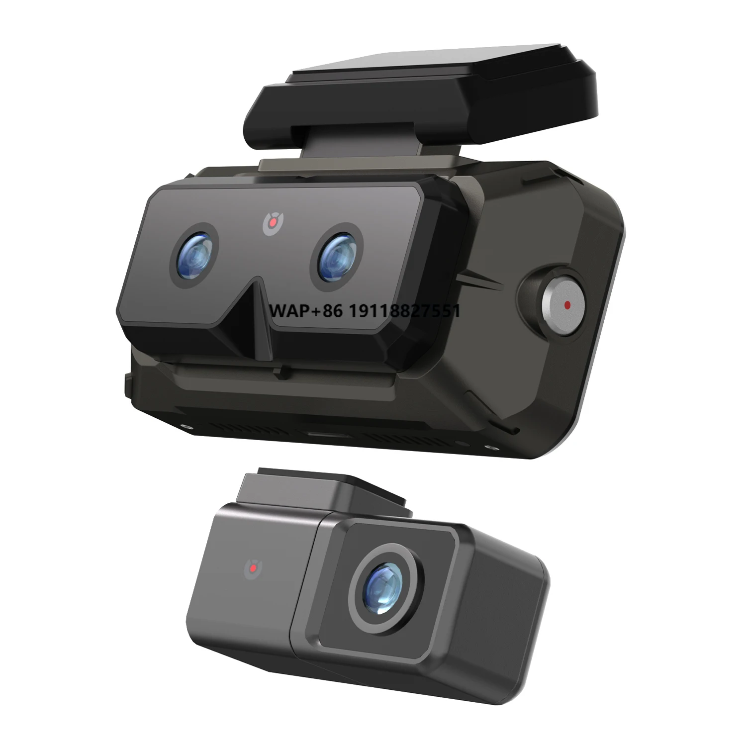 AKEEYO 1080p Super Night Vision Auto Electronics 3 Channel Wifi Rear View Mirror Dash Cam