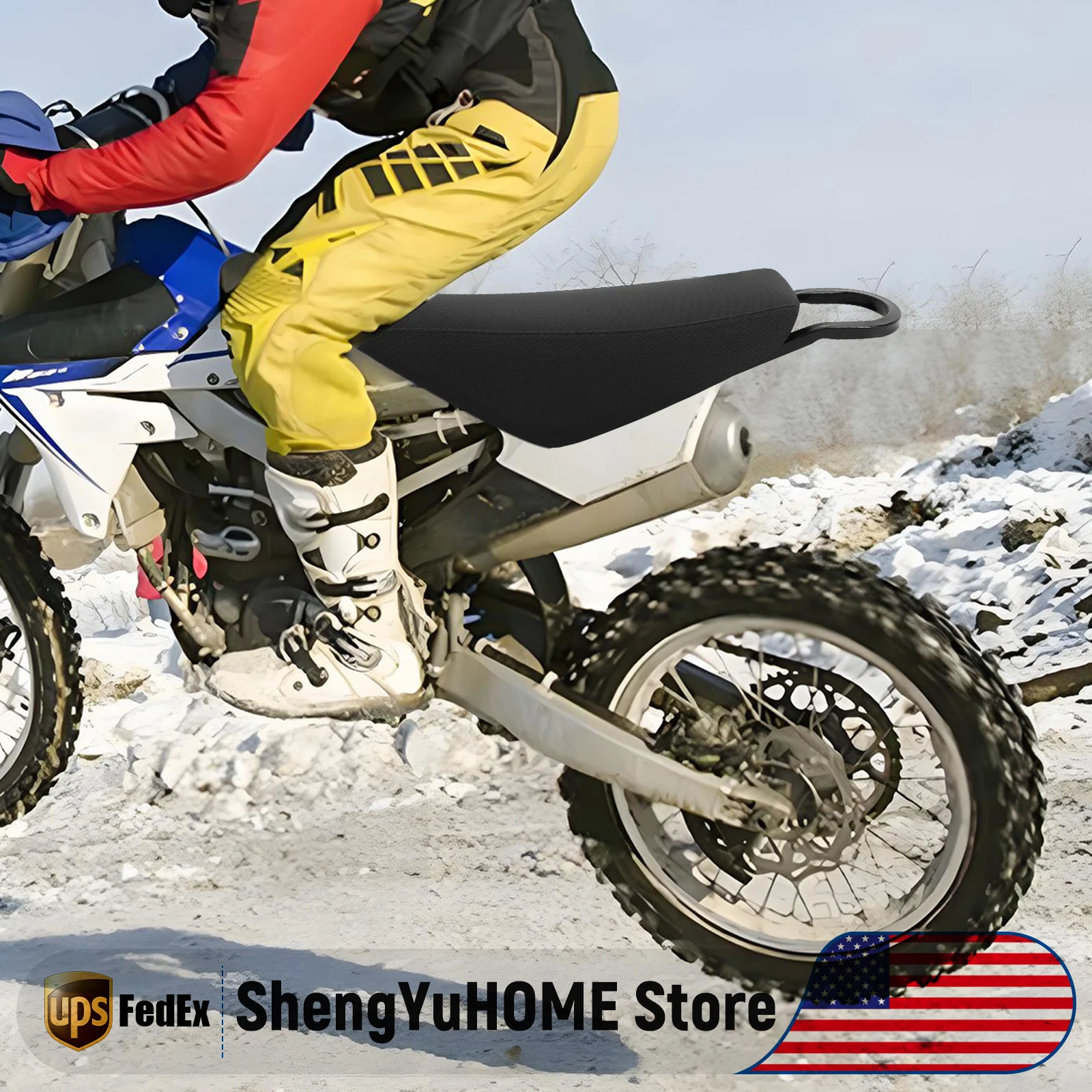 

Motorcycle Seat Cushion Bracket, Motorcycle Bracket, PU Motorcycle Seat Pad Bracket, Durable Waterproof & Comfortable, Universal